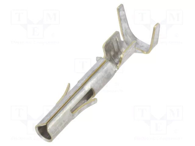 Contact; female; Universal MATE-N-LOK; brass; tinned; 0.5÷2mm2 TE Connectivity 350551-1/C