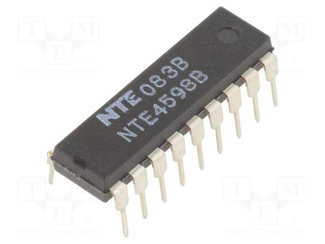 IC: digital; latch; THT; DIP16 NTE Electronics NTE4598B