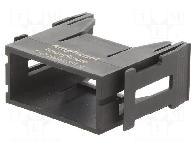 Connector: HDC; module; female; C146,heavy|mate F; w/o contacts AMPHENOL C146-10B00180115