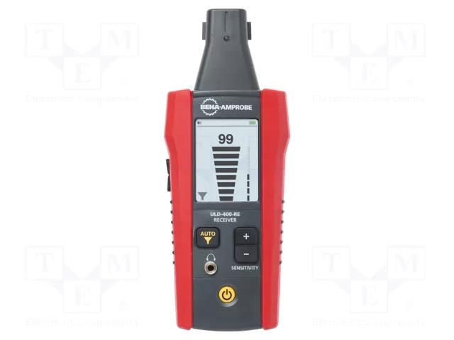 Meter: leak detectors; LCD; 20÷90kHz; Equipment: receiver; IP40 BEHA-AMPROBE ULD-400-RE