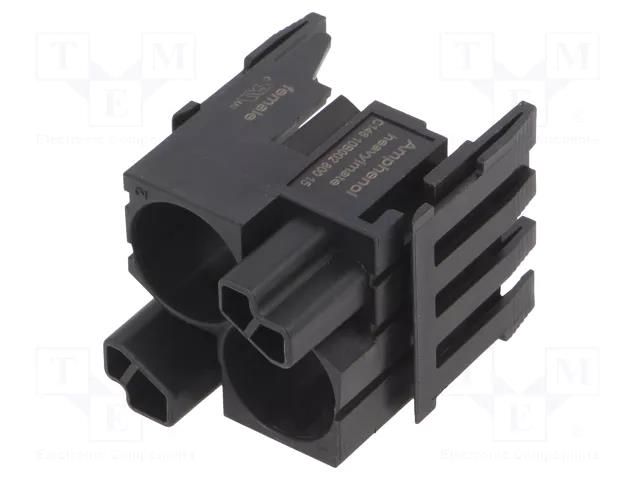 Connector: HDC; module; female; C146,heavy|mate F; w/o contacts AMPHENOL C146-10B00280015