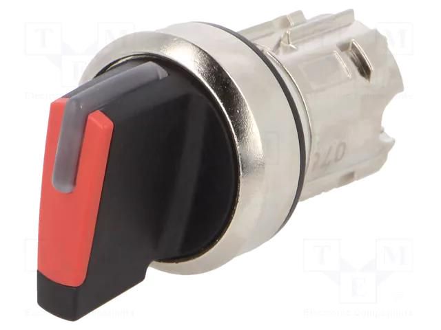 Switch: rotary; 22mm; Stabl.pos: 3; red; depending on the holder SIEMENS 3SU1052-2BL20-0AA0