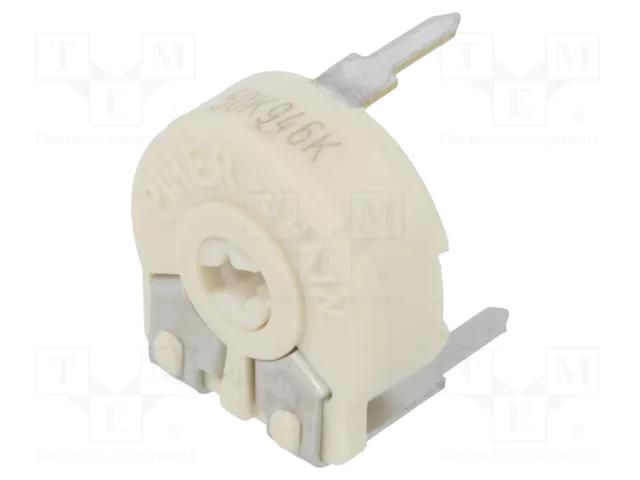 Potentiometer: mounting; single turn,horizontal; 50kΩ; 330mW PIHER PTC10LV10-503A10