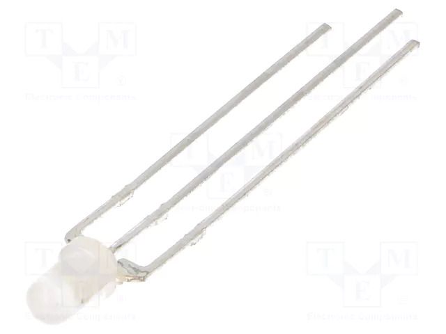 LED; red/yellow-green; 5mm; 60°; Front: convex; 1.8÷2.6/1.8÷2.6VDC OPTOSUPPLY OSRGLA5B62A-W