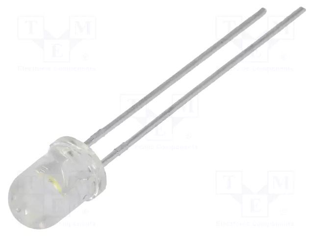 LED; white cold; 5mm; 5860÷12000mcd; 55°; Front: convex; 3.2÷4VDC CREE LED C513A-WSN-CY0Z0231