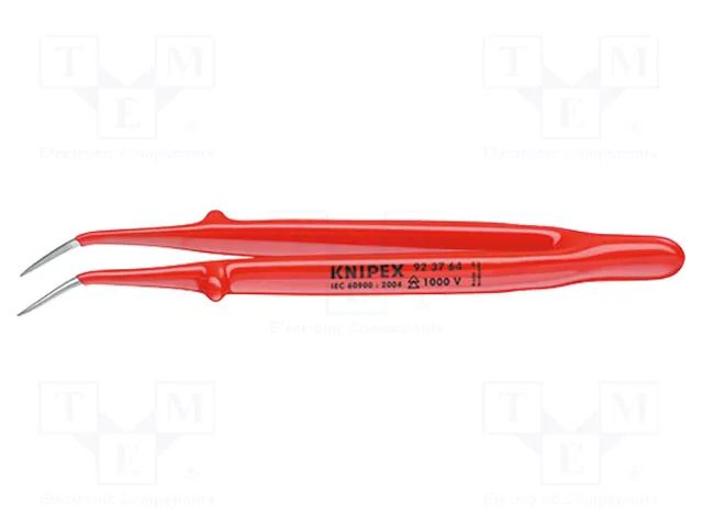 Tweezers; 150mm; for precision works; Blades: curved KNIPEX KNP.923764