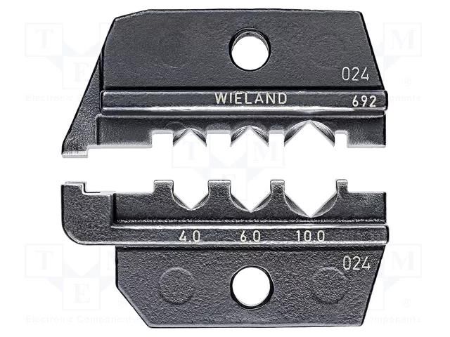 Crimping jaws; solar connectors type gesis®solar PST40 KNIPEX KNP.9749692