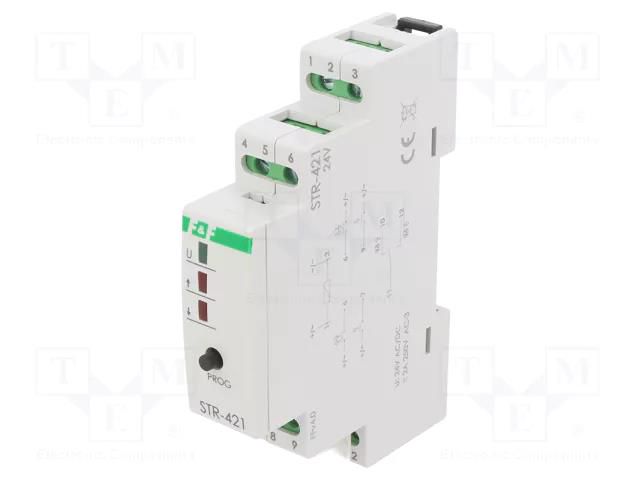 Blinds controller; for DIN rail mounting; 24VAC; 24VDC; IP20 F&F STR-421-24V