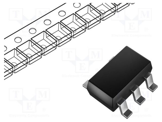IC: supervisor circuit; power on reset monitor (PoR); push-pull Analog Devices (MAXIM INTEGRATED) MAX823SEUK+T