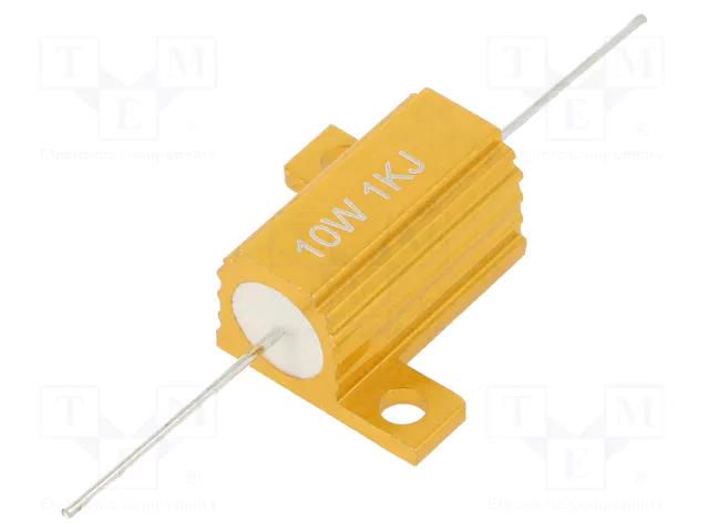 Resistor: wire-wound; with heatsink; 1kΩ; 10W; ±5%; 30ppm/°C SR PASSIVES AHP10W-1KJ