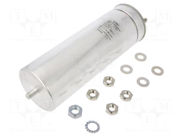 Capacitor: polypropylene; 300uF; Leads: M10 screws; M12 screw KEMET C44PKGR6300RASK