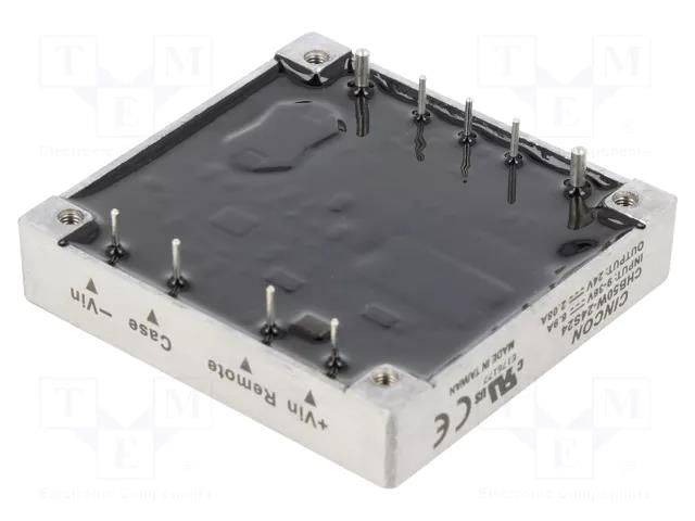 Converter: DC/DC; 50W; Uin: 9÷36VDC; Uout: 24VDC; Iout: 2.08A; CHB50W CINCON CHB50W-24S24