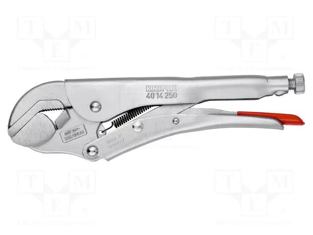 Pliers; Morse's,locking; 250mm KNIPEX KNP.4014250