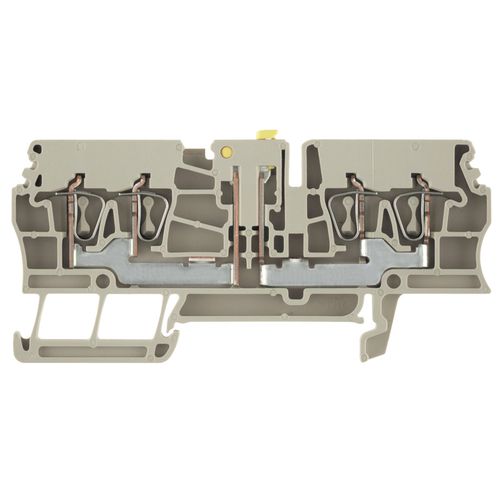 Test-disconnect terminal, Tension-clamp connection, 2.5 mm², 400 V, 16 A, Pivoting, Cross-disconnect: without, Integral test socket: No, TS 35, dark b Weidmuller 7920900000 04032248279005