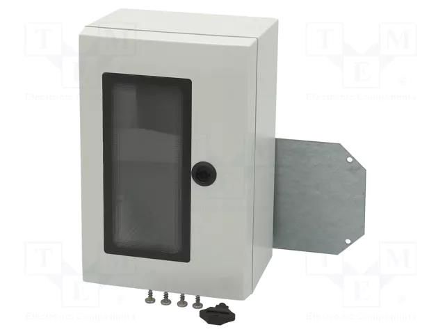 Enclosure: wall mounting; X: 200mm; Y: 300mm; Z: 150mm; ARCA; grey FIBOX ARCA302015W