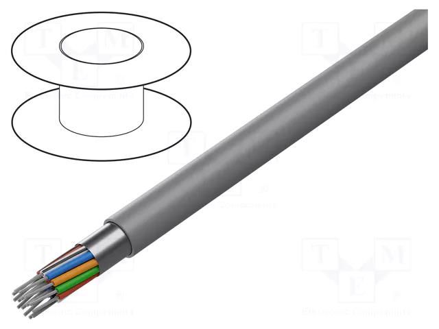 Wire; 20x24AWG; RS232; stranded; Cu; shielded,Al-PET foil; PVC BELDEN 9542.060100