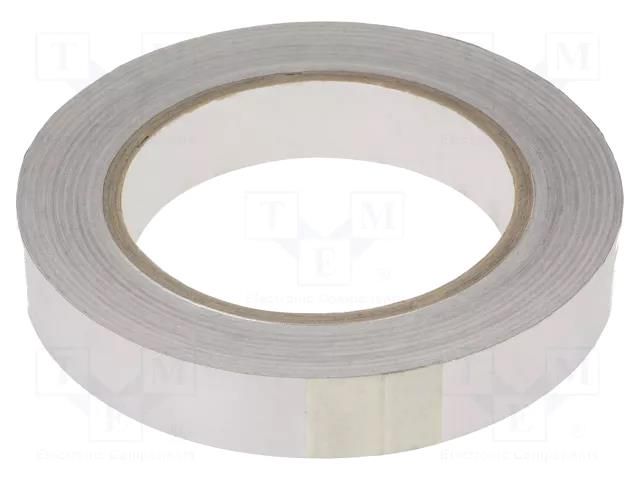 Tape: shielding; W: 19mm; L: 33m; Thk: 0.078mm; acrylic conductive IPT AL40C-19MM-33M