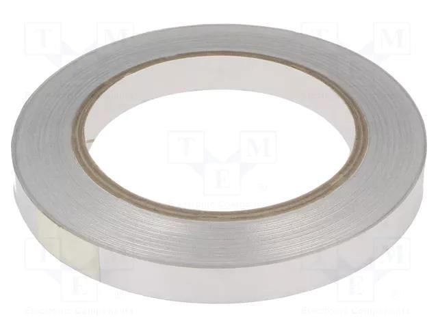 Tape: shielding; W: 12mm; L: 33m; Thk: 0.078mm; acrylic conductive IPT AL40C-12MM-33M