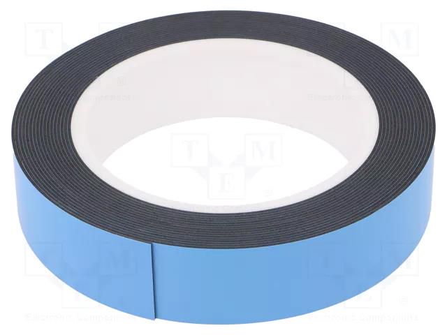 Tape: fixing; W: 25mm; L: 5m; Thk: 0.8mm; two-sided adhesive; acrylic IPT 4234-25MM-5M