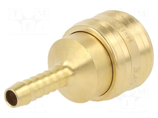Quick connection coupling; 0÷35bar; brass; L: 55mm; 1000l/min PNEUMAT ES-6-T