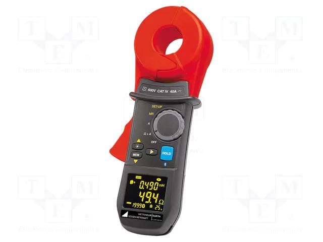 Meter: grounding resistance; Øcable: 35mm; OLED; 10mΩ÷1.5kΩ; IP40 GOSSEN METRAWATT GM-M312N