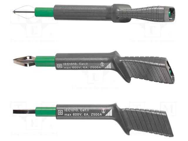 Set of measuring probes; 6A; Kit: test probes x3 GOSSEN METRAWATT GM-Z500A