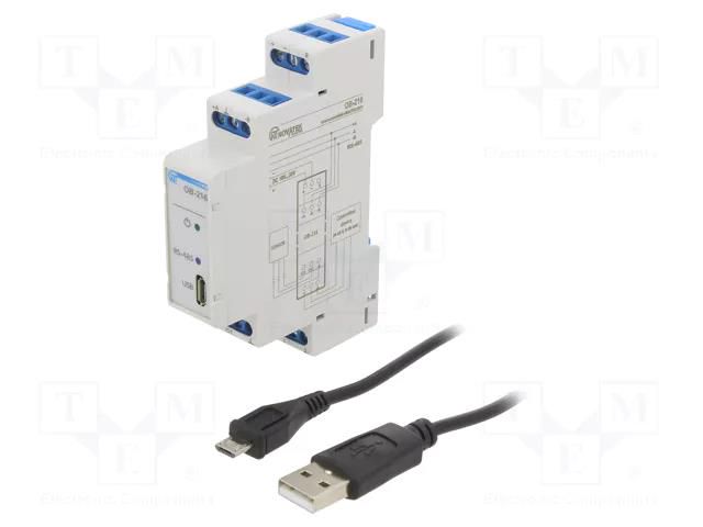 Industrial module: digital I/O; -35÷45°C; IP20; 12÷24VDC NOVATEK ELECTRO OB-216