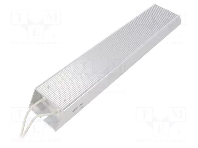 Resistor: wire-wound; with heatsink; 30Ω; 500W; ±5%; 335x60x30mm SR PASSIVES AL500W-30R