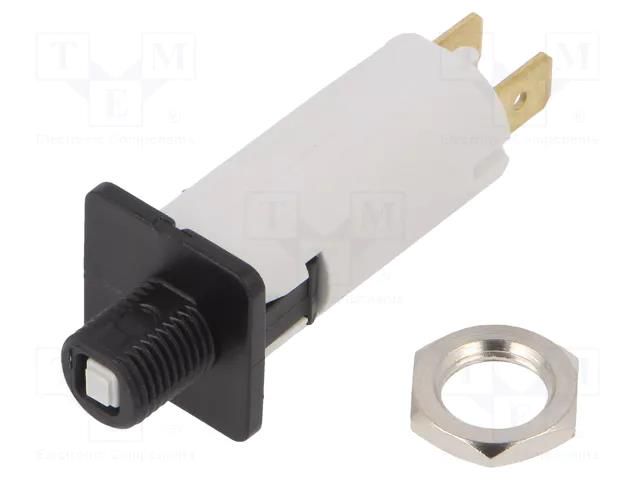 Circuit breaker; 240VAC; 32VDC; 15A; SPST; Poles: 1; on panel,screw SCHURTER T9-311C-15A