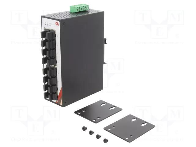Switch Ethernet; unmanaged; Number of ports: 16; 12÷48VDC; RJ45 Comparta ETU-1600