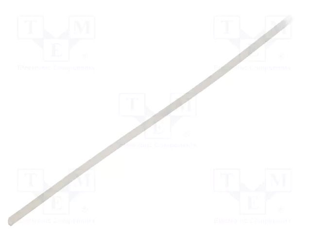Insulating tube; silicone; natural; Øint: 0.5mm; Wall thick: 0.2mm SYNFLEX SIL-0.5X0.2-NA-200