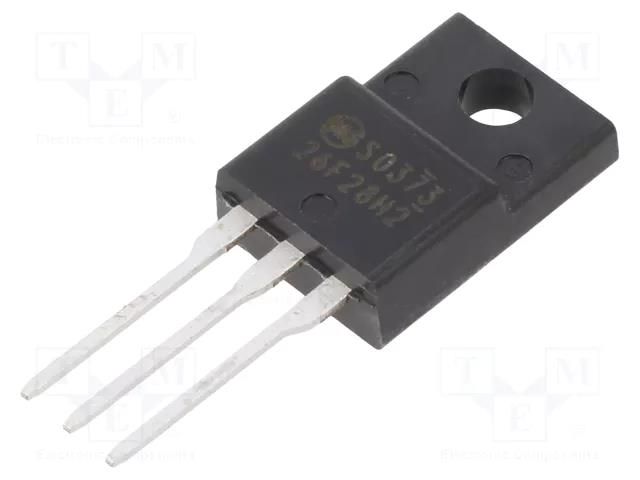 Transistor: N-MOSFET; Hi-PotMOS2; unipolar; 280V; 26A; Idm: 104A SHINDENGEN P26F28HP2-5600