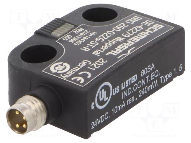Safety switch: magnetic; BNS 260; NC x2; IP67; Electr.connect: M8 SCHMERSAL 101184365
