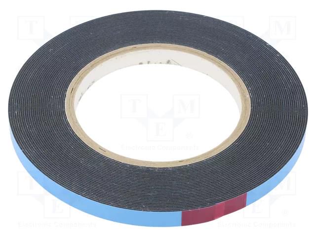 Tape: fixing; W: 9mm; L: 10m; Thk: 0.8mm; two-sided adhesive; acrylic IPT 4234-9MM-10M