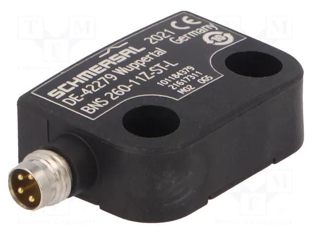 Safety switch: magnetic; BNS 260; NC + NO; IP67; plastic; -25÷70°C SCHMERSAL 101184379