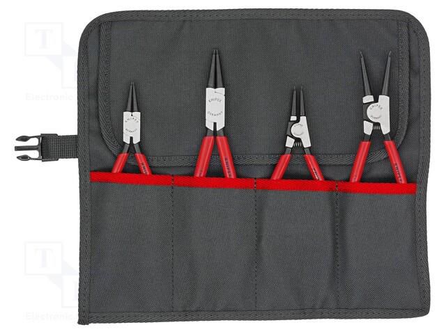 Kit: pliers; for circlip; 4pcs. KNIPEX KNP.001956V01