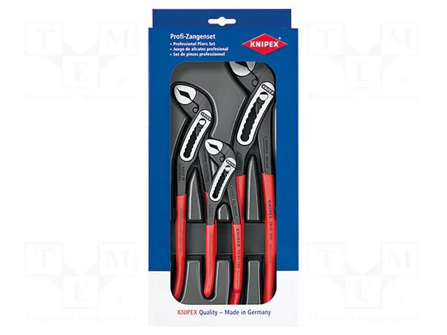 Kit: pliers; adjustable; 3pcs. KNIPEX KNP.002009V03