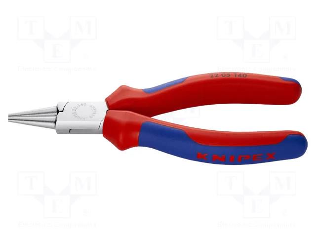 Pliers; round; 140mm KNIPEX KNP.2205140