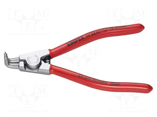 Pliers; for circlip; external; 10÷25mm; Pliers len: 125mm; angular KNIPEX KNP.4623A11