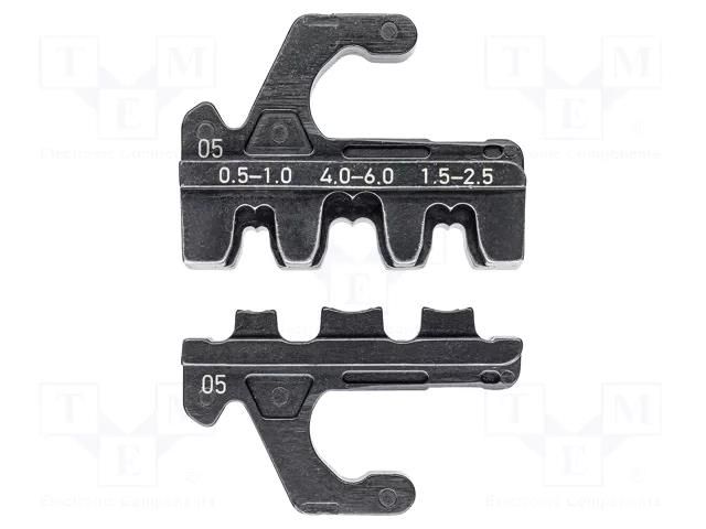 Crimping jaws; 20AWG÷7AWG; 0.5÷10mm2 KNIPEX KNP.973905