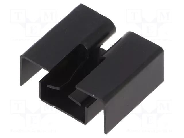 Heatsink: extruded; U; TO220; black; L: 19.1mm; W: 21.8mm; H: 10mm Advanced Thermal Solutions ATS-PCB1004