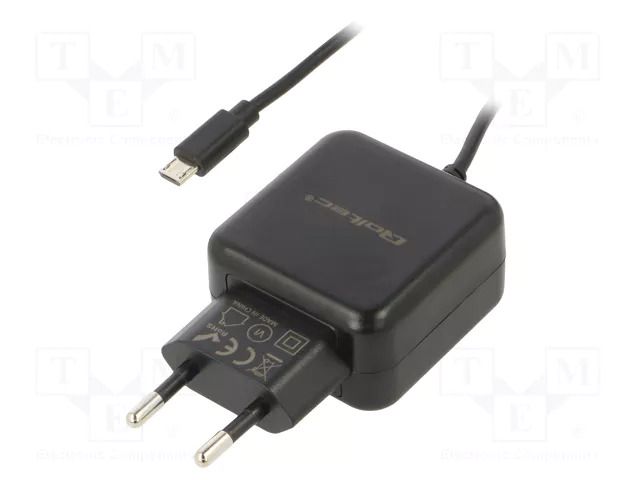 Power supply: switching; 5VDC; 2.4A; 12W; Out: USB micro QOLTEC ZSI-50196