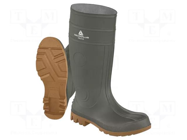 Boots; Size: 44; khaki; PVC; high; FIELD S5 SRA DELTA PLUS DEL-FIELDS5SRC44