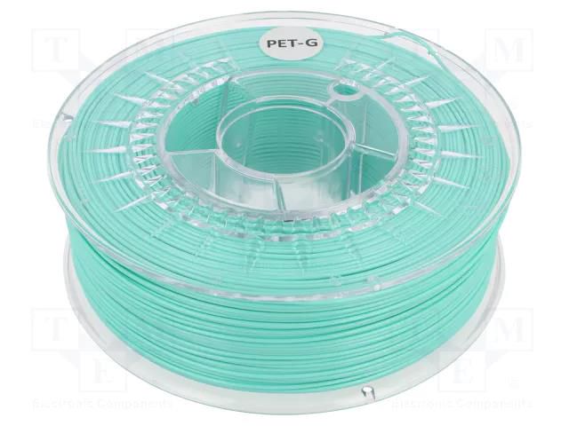 Filament: PET-G; Ø: 1.75mm; mint; 220÷250°C; 1kg DEVIL DESIGN DEV-PETG-1.75-MIN
