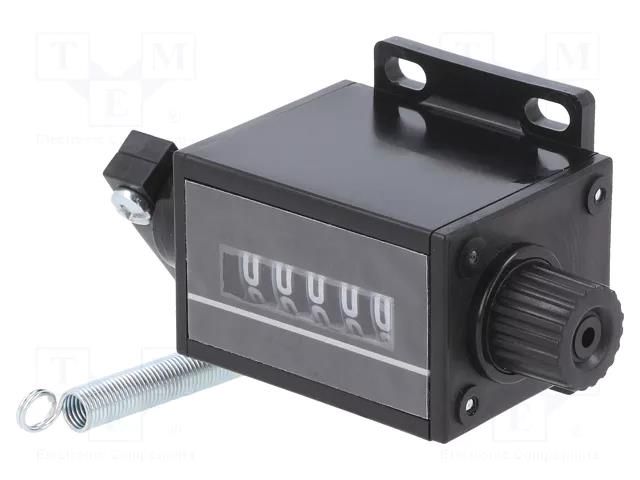 Counter: mechanical; mechanical indicator; strokes; 99999; 5mm TRUMETER 1-4615