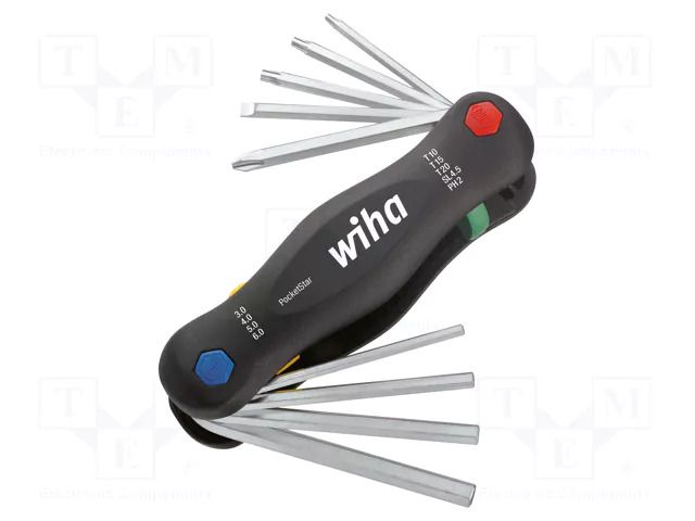 Wrench-set; hex key,Phillips,spanner,Torx®; 9pcs. WIHA WIHA.25293