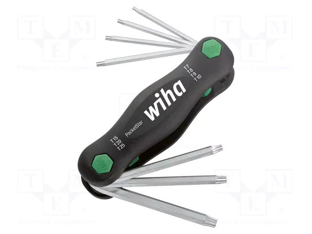 Wrench: Torx®-set; with protection; Chrom-vanadium steel; 7pcs. WIHA WIHA.25164