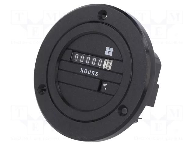 Counter: electromechanical; working time; mechanical indicator TRUMETER 711-0163