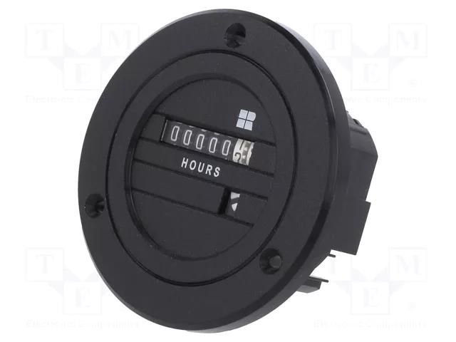 Counter: electromechanical; working time; mechanical indicator TRUMETER 711-0162
