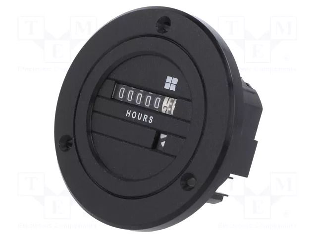 Counter: electromechanical; working time; mechanical indicator TRUMETER 711-0162